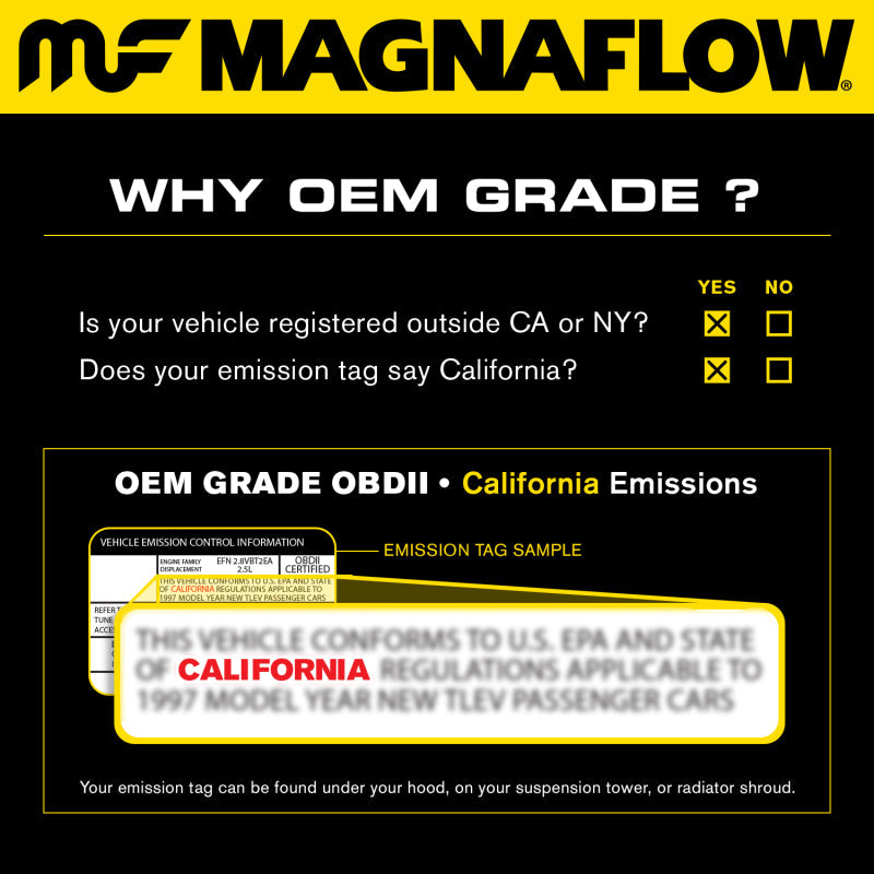 15-17 Ford F-150 V8 5.0L MagnaFlow 21-467 Left Side Converter Direct Fit