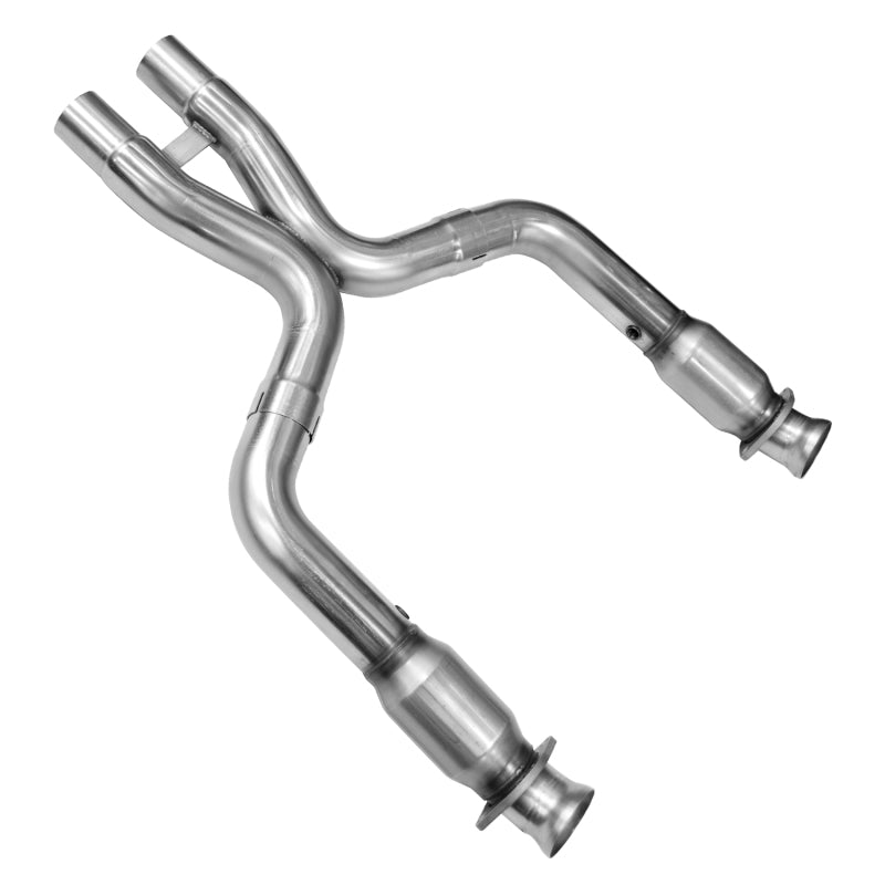 11-14 Ford Mustang GT 5.0L Kooks 1141H220 1-3/4" Header and Catted (X) Connection Kit.