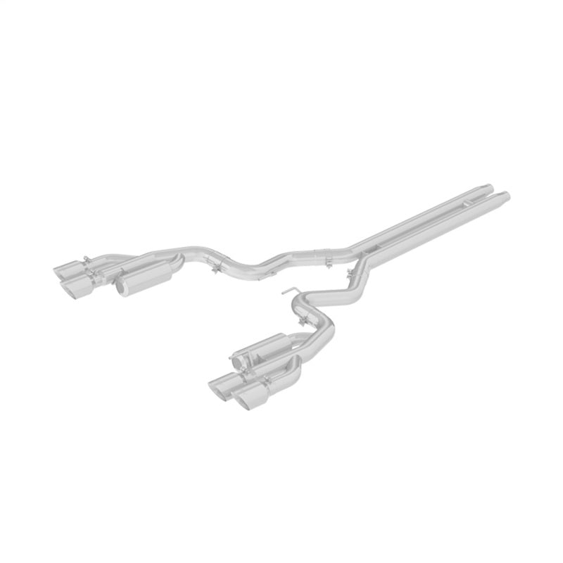 18-23 Ford Mustang GT V8 5.0L MBRP S7207304 3in Cat Back Quad Tip Race Version T304
