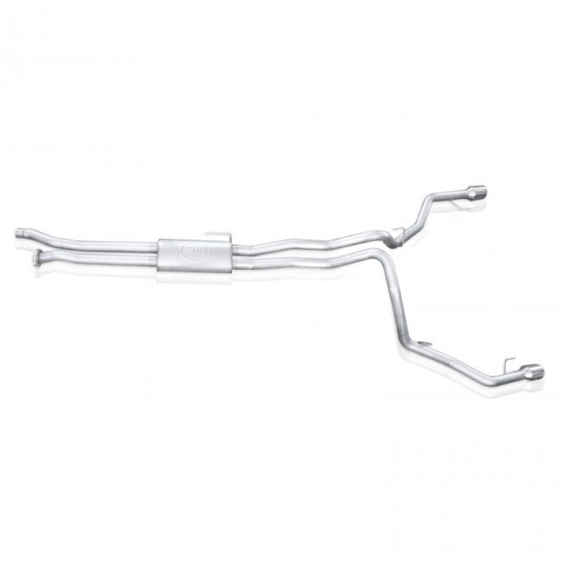 17-20 Ford Raptor V6 Stainless Works FTR17CBUB 3in Catback Factory Connection Under Bumper Exhaust