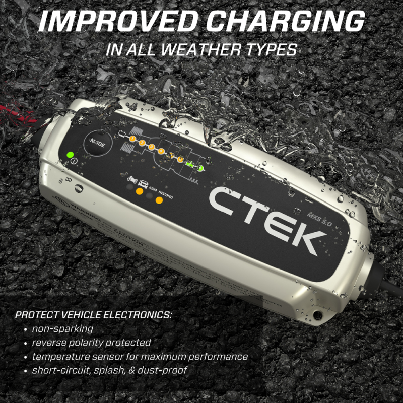 CTEK K40-206 Battery Charger - MXS 5.0 4.3 Amp 12 Volt