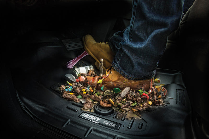 15-20 Ford F150 V6 & V8 Husky Liners 19361 WeatherBeater Full Coverage Second Seat Floor Liner