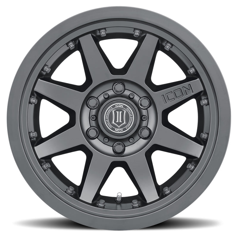 21-23 Ford Bronco / 19-23 Ford Ranger ICON 21817859057SB Rebound Pro 5.75in BS 17x8.5 6x5.5 25mm Offset 95.1mm Bore Satin Black Wheel