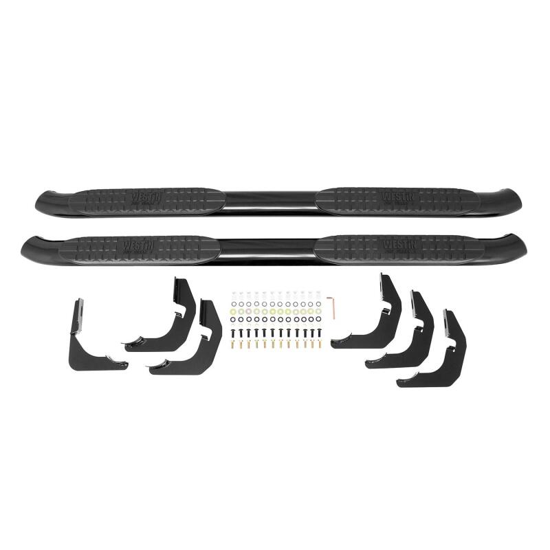 09-14 Ford F-150 SuperCab Westin 21-23515 PRO TRAXX 4 Oval Nerf Step Bars - Black