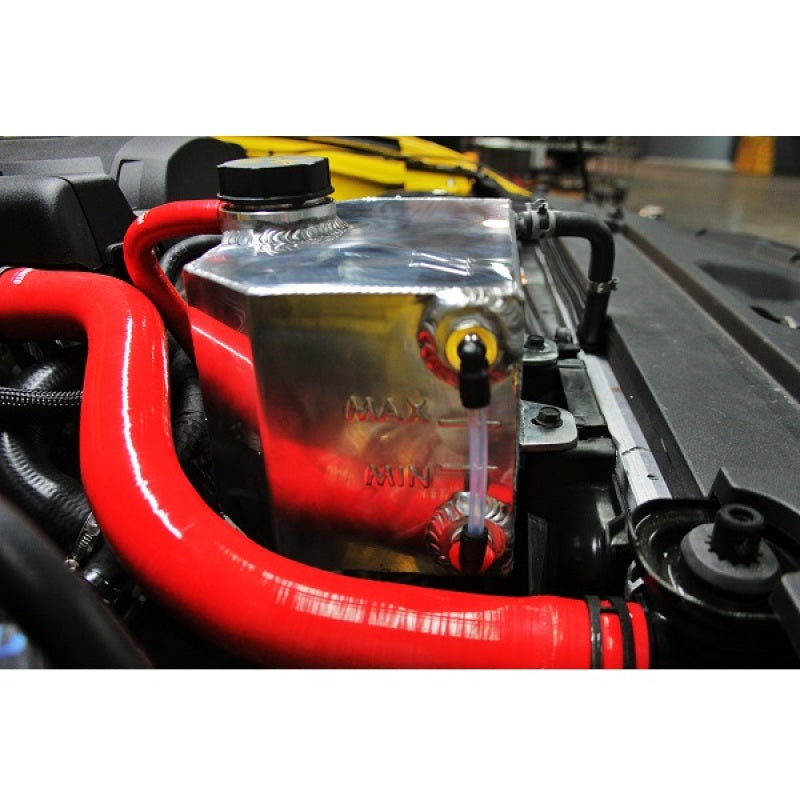 15-23 Ford Mustang V6/V8 Mishimoto MMRT-MUS-15E Aluminum Coolant Expansion Tank Silver Polished