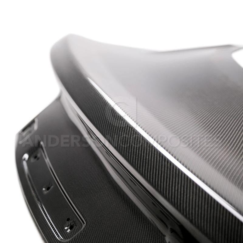 15-23 Ford Mustang Anderson Composites AC-TL15FDMU-DS Type-OE Double Sided Carbon Fiber Decklid