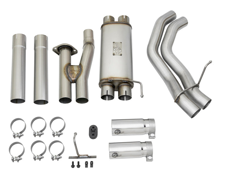 17-20 Ford Raptor V6 3.5L EcoBoost AFE 49-43091-P Rebel Series 3in Passenger Side Exit Cat-Back Exhaust System