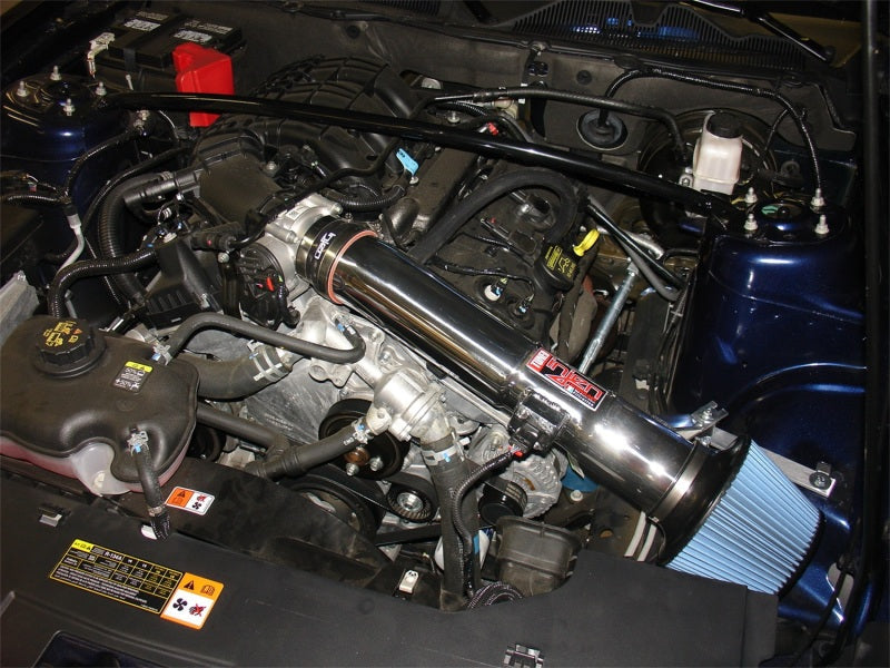 Injen 11-14 Ford Mustang V6 3.7L Polished Power-Flow Air Intake System