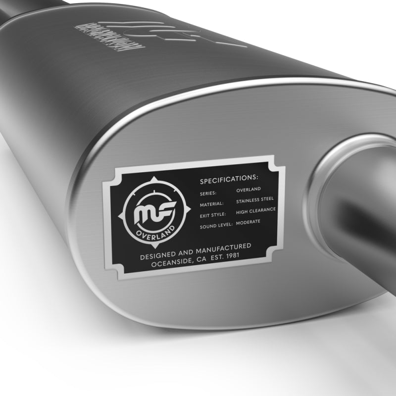 22-26 Ford Bronco Raptor V6 3.0L MagnaFlow 19619 System Overland Cat-Back Performance Exhaust System