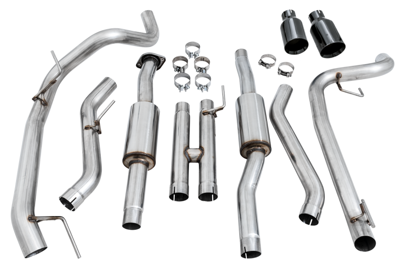 17-20 Ford Raptor V6 AWE Tuning 3015-33106 0 FG Cat-Back Exhaust w/ Diamond Black 5in Tips