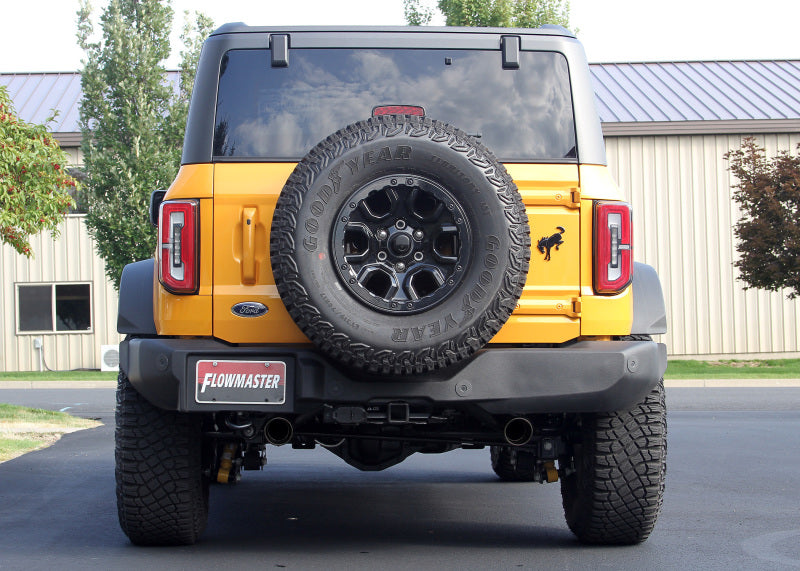 21-26 Ford Bronco 2-Door 2.3L/2.7L Flowmaster 818144 Outlaw Cat-Back Exhaust System