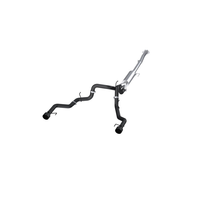 21-25 Ford F-150 5.0L V8 / 3.5L V6 MBRP S5268BLK 3in Cat-Back Exhaust Dual Rear Exit w/ T304 SS Tip - Black