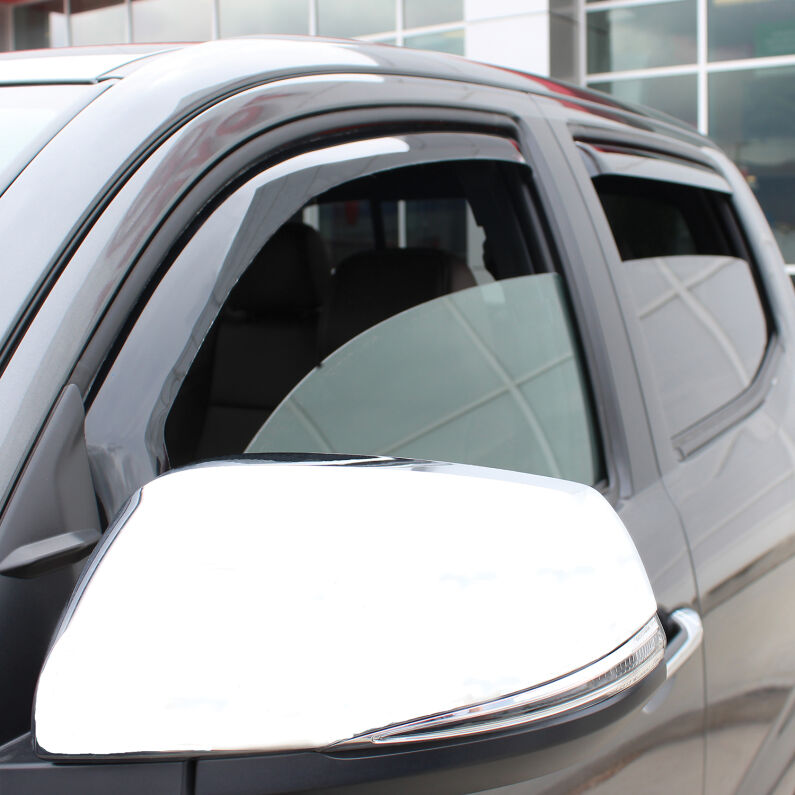 19-23 Ford Ranger Crew Cab Westin 72-88940 In-Channel Wind Deflector 4-Piece Matte Black