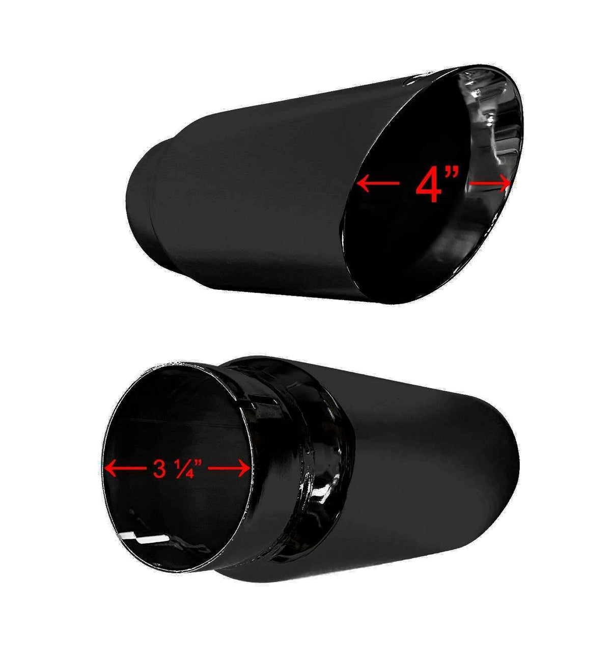 21-26 Ford F-150 Ford Racing M-5260-BCT1 Exhaust Tip - Black Chrome