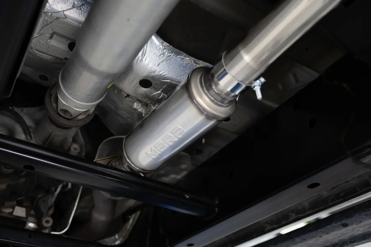 21-26 Ford F-150 2.7L / 3.5L / 5.0L MBRP S5277BLK 3in Cat Back Single Side Exit Exhaust - Black
