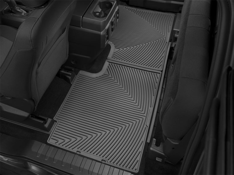 15-24 Ford F-150 WeatherTech W358 Rear Rubber Mats - Black