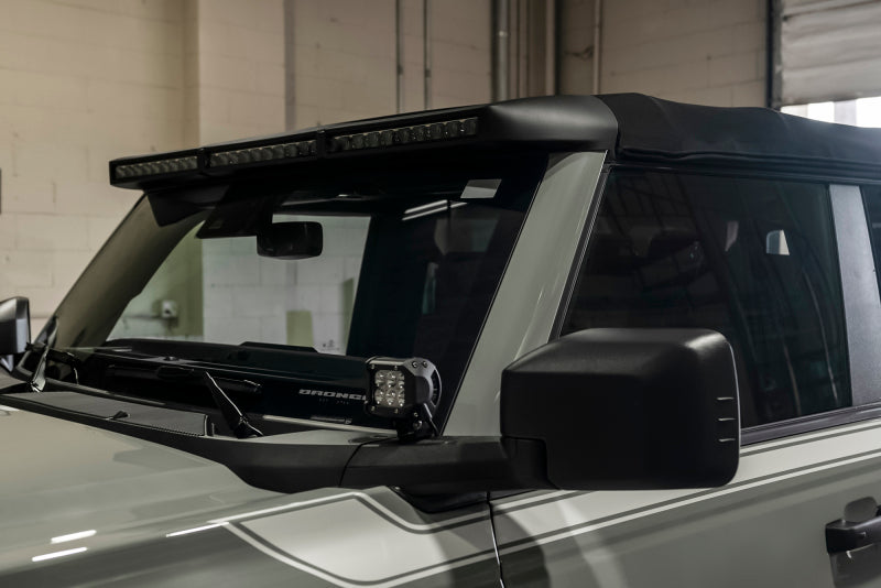 2021-2025 Ford Bronco Oracle 5888-023 Integrated Windshield Roof LED Light Bar System - Black