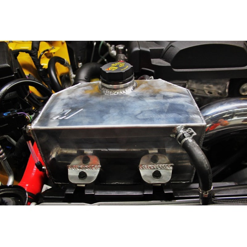 15-23 Ford Mustang V6/V8 Mishimoto MMRT-MUS-15E Aluminum Coolant Expansion Tank Silver Polished