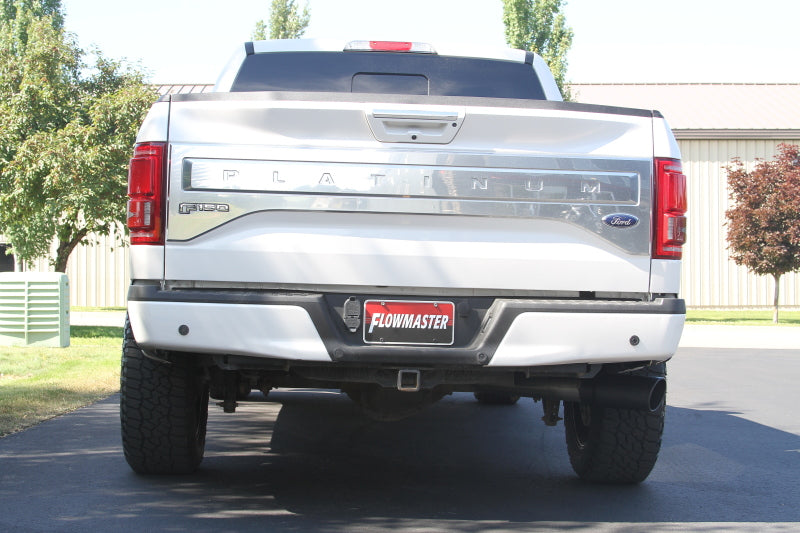 15-20 Ford F-150 2.7L/3.5L Flowmaster 4in. Outlaw SS Cat-Back Exhaust System