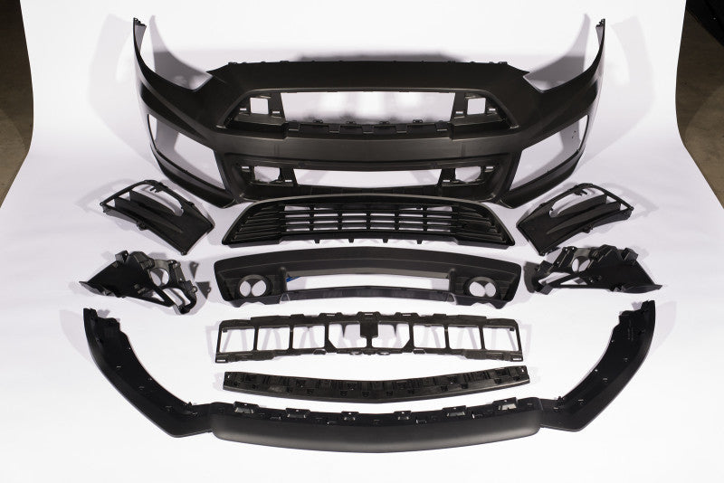 15-17 Ford Mustang Roush Performance 421843 Complete Unpainted Front Fascia Kit (w/o Collision Detection & ACC)