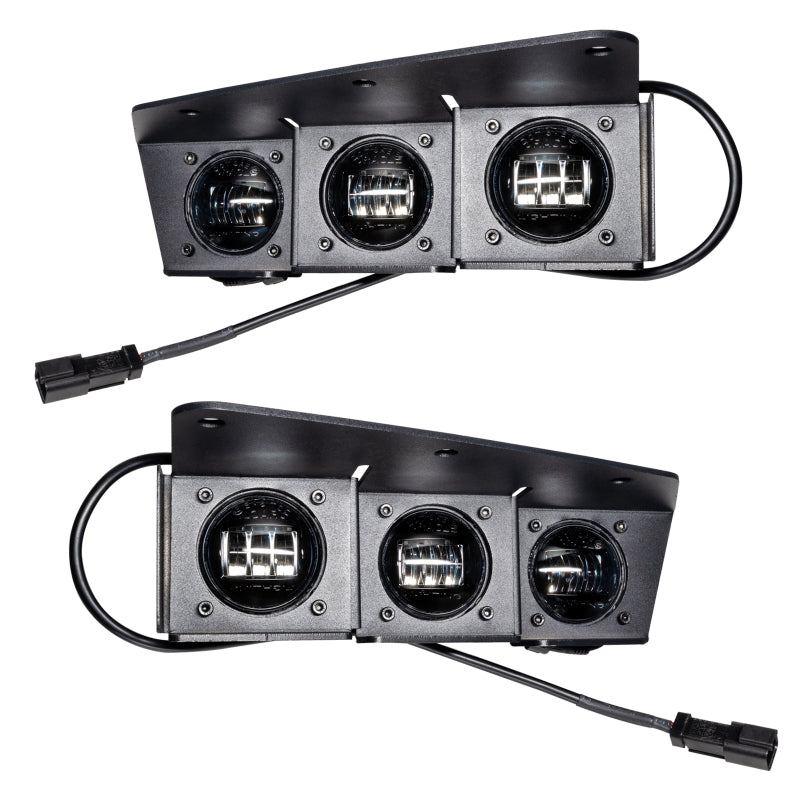 21-25 Bronco ORACLE Lighting 5890-001 Triple LED Fog Light Kit for Steel Bumper - White