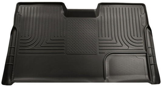 09-14 Ford F-150 Super Crew Husky Liners 19331 WeatherBeater Black Rear Cargo Liner