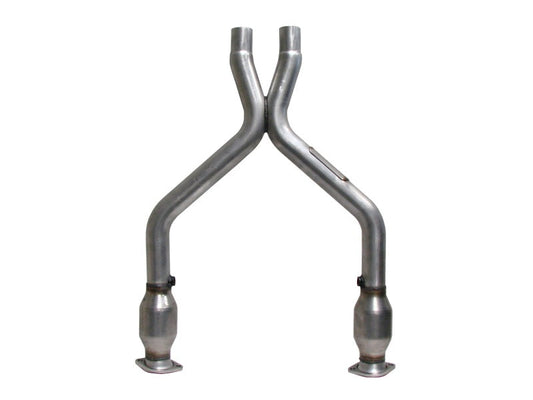 11-14 Ford Mustang V6 3.7 BBK 1461 High Flow Catted Short X-Pipe