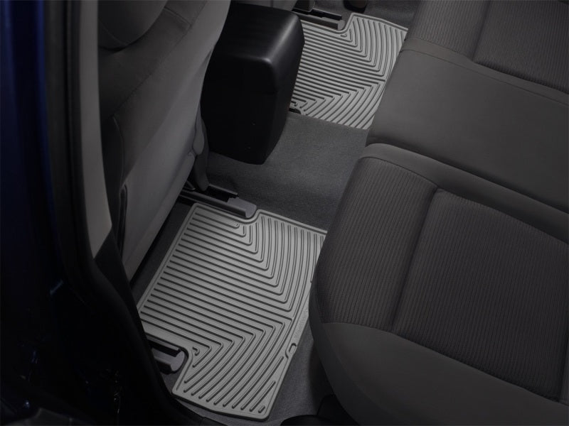 09-14 Ford F-150 Super Cab WeatherTech W139GR Rear Rubber Mats -Grey