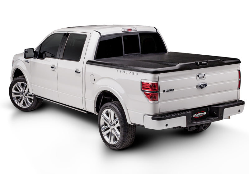 21-25 Ford F-150 Crew Cab UnderCover UC2208 5.5ft Elite Bed Cover - Black Textured