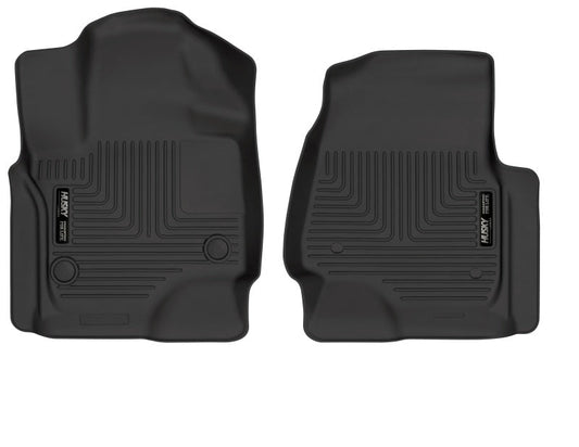 18-24 Ford Expedition Husky Liners 13341 WeatherBeater Black Front Floor Liners