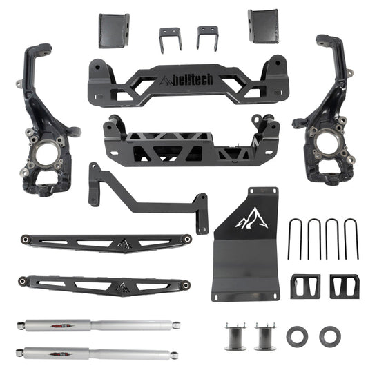 21-24 Ford F-150 (All Cabs) 4WD Belltech 152510BK 6in Lift Kit Inc. Rear Trail Performance Shocks Only