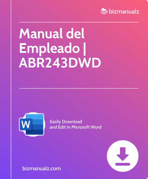 Manual del Empleado | ABR243DWD