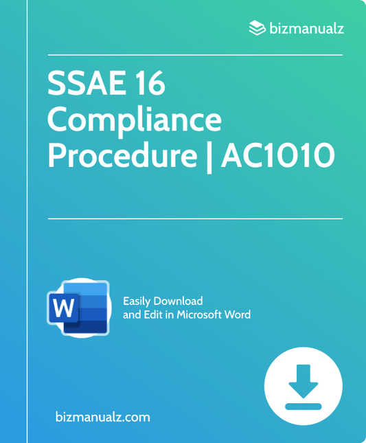 SSAE 16 Compliance Procedure | AC1010