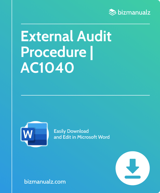 External Audit Procedure | AC1040
