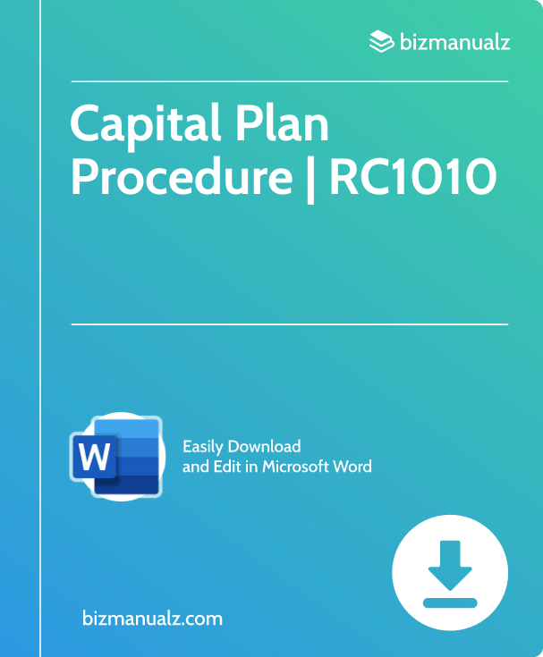 Capital Plan Procedure | RC1010