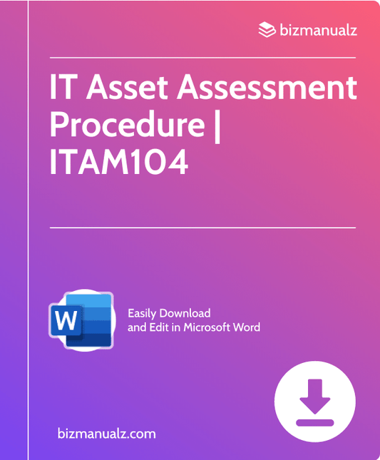 IT Asset Assessment Procedure | ITAM104