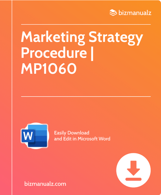 Marketing Strategy Procedure | MP1060