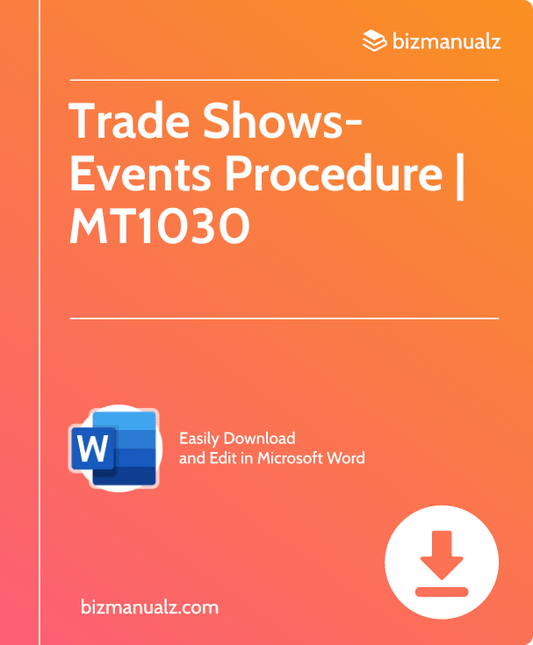 Trade Shows-Events Procedure | MT1030