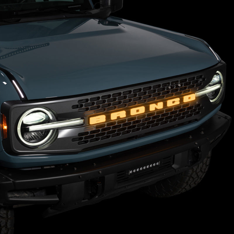 21-26 Ford Bronco w/o Front Camera Putco 92851 Luminix LED Grille Emblem