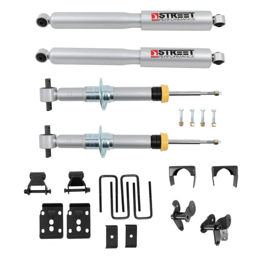 21-24 Ford F-150 Belltech 1055SP 4WD 1in to 3.5in Front 7.5in Drop Rear Lowering Kit