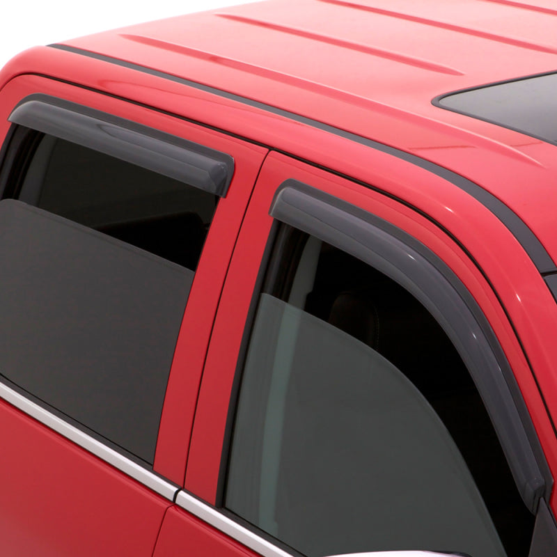 04-08 Ford F-150 SuperCrew/Crew Cab AVS 94443 Ventvisor Outside Mount Window Deflectors 4pc - Smoke