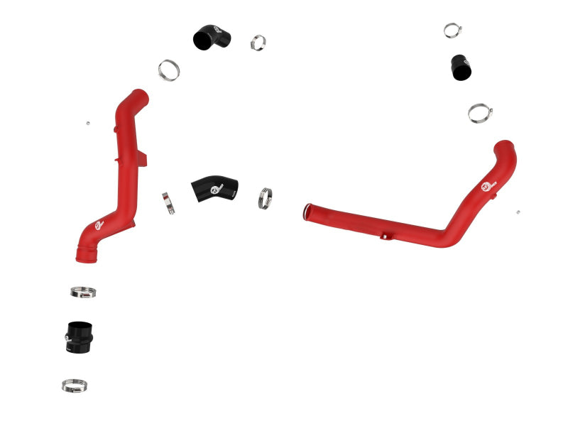 22-24 Ford Explorer V6 3.0 EB aFe 46-20678-R BladeRunner 2 1/4in Intercooler Hot Side Charge Pipe - Red