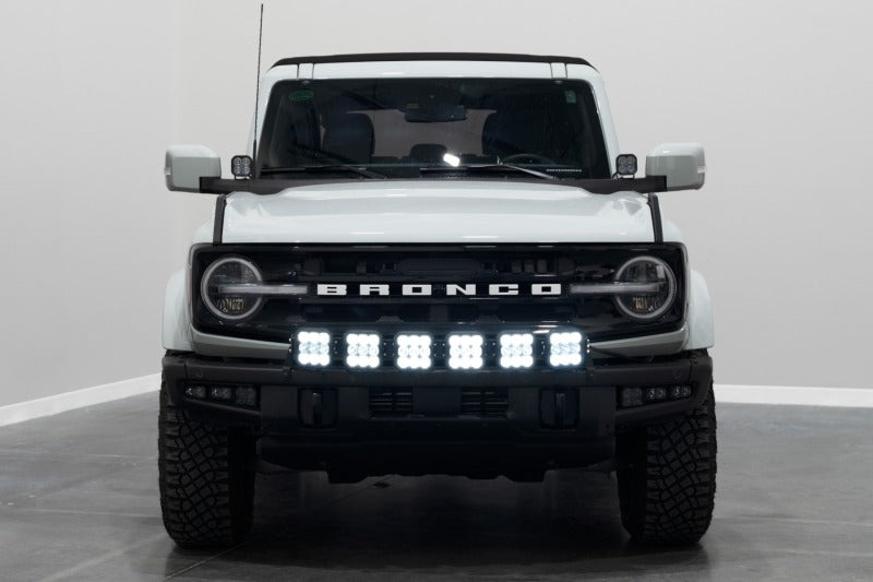 21-25 Ford Bronco Diode Dynamics DD7236 SS5 6-Pod Cross Link Grille Lightbar Kit Sport - Yellow Combo