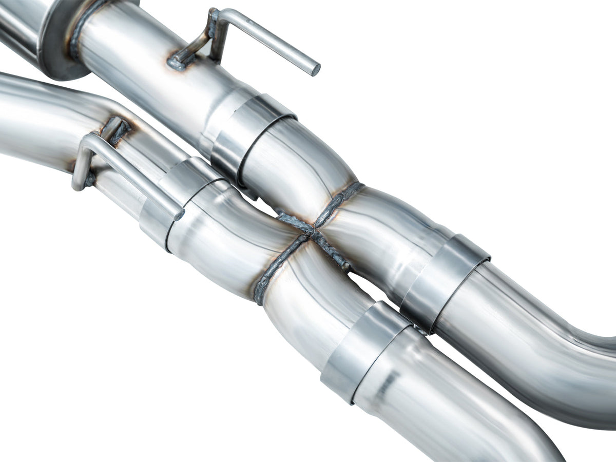20-24 Ford Explorer ST V6 3.0L AWE Tuning 3015-42625 Touring Edition Exhaust w/ Chrome Silver Tips