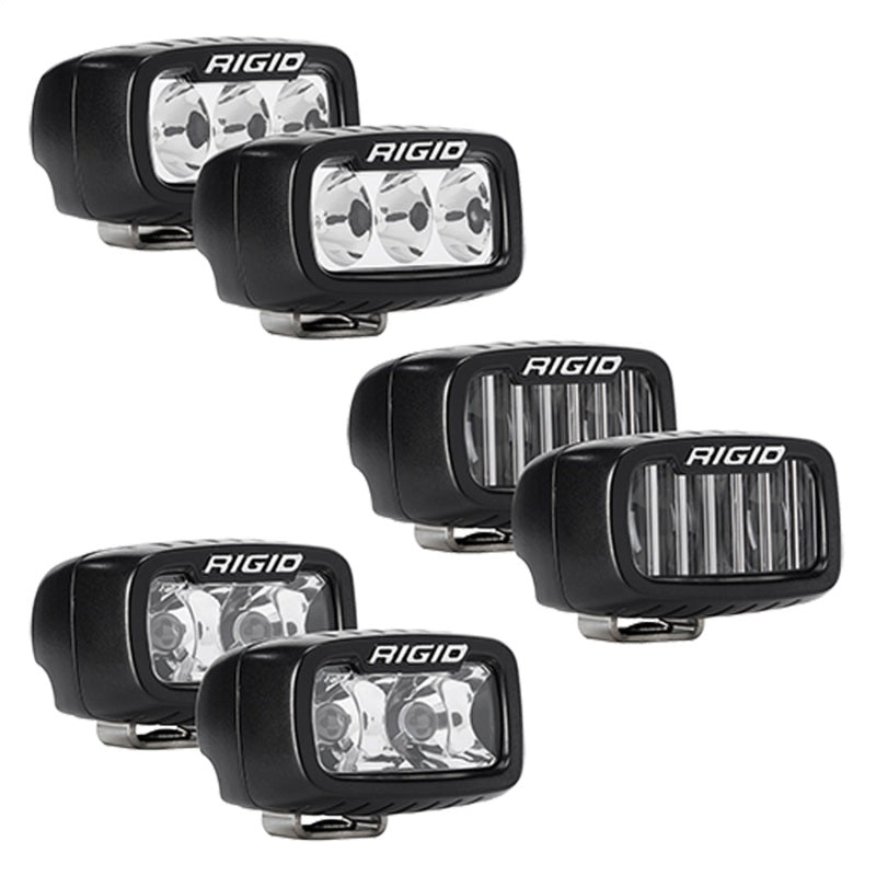 22-23 Ford Bronco Raptor / 21+ Ford Bronco Rigid 46731 Mod Bumper Triple SR-M Fog Light Kit
