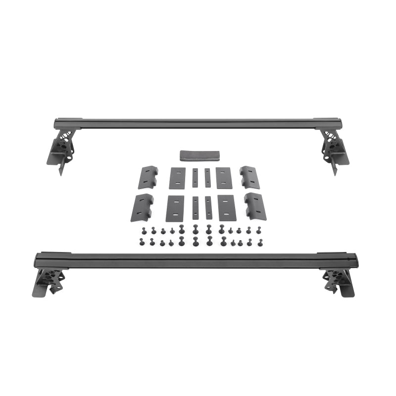 19-24 Ford Ranger / 22-24 Ford Maverick Go Rhino 5935000T JT/16-22 Toy. Tacoma/05-21 Nssn Frontier XRS Cross Bars Kit - Tex. Blk