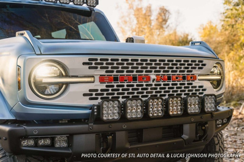 21-25 Ford Bronco Diode Dynamics DD7271 SS5 6-Pod CrossLink Grille Lightbar Kit Pro - Yellow Combo