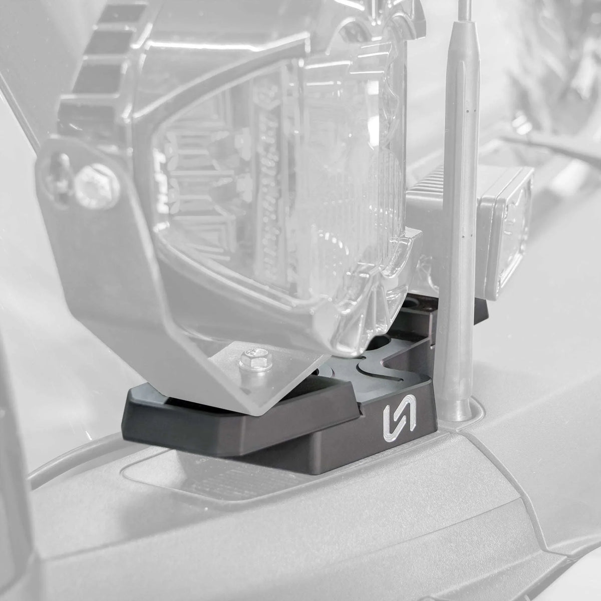 21-26 Ford Bronco 2DR/4DR Turn Offroad LB1-M1 Billet Mirror Light Mount for Ford Bronco (Pair)