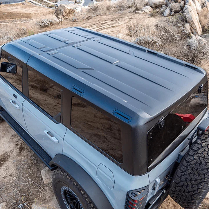 21-26 Ford Bronco Turn Offroad HTBR-M4HL01WD Hard Top (4 Door) w/ Defroster/Wiper & Black Foam Headliner - Textured Black