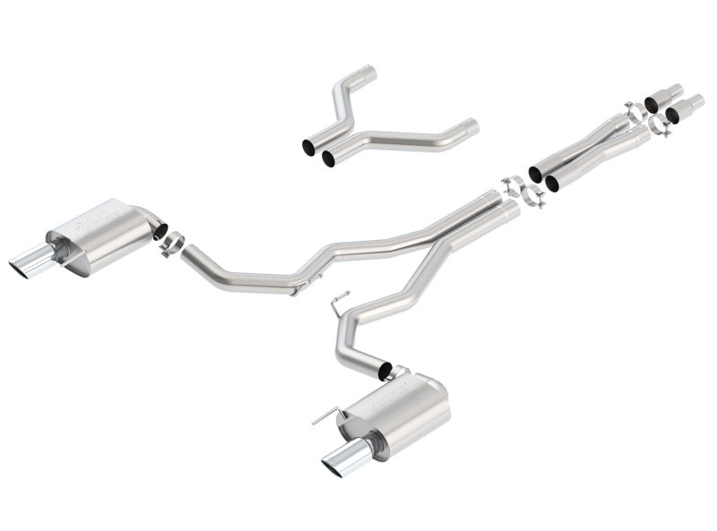15-17 Ford Mustang GT 5.0L V8 Borla 140630 3in Atak Cat-Back w/ 4in Tip